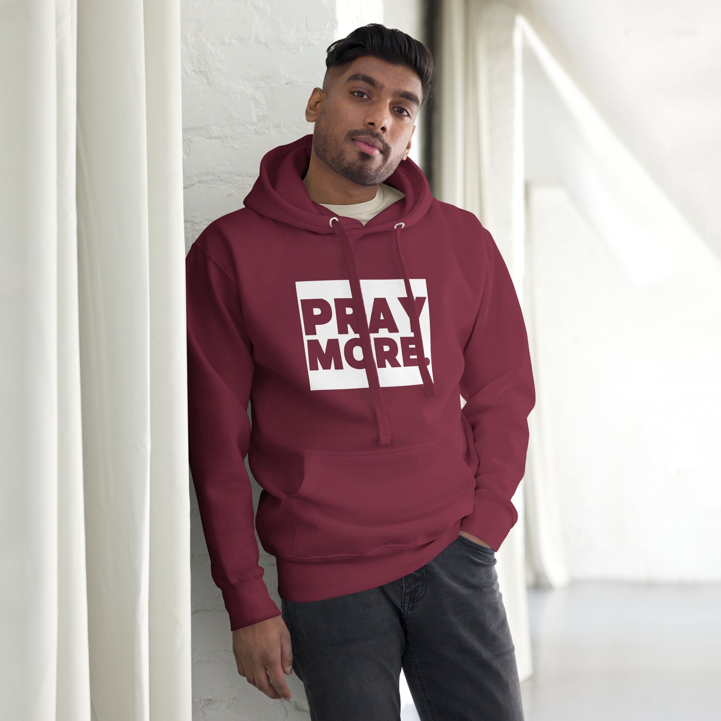 PRAY MORE. Signature Faith Hoodie