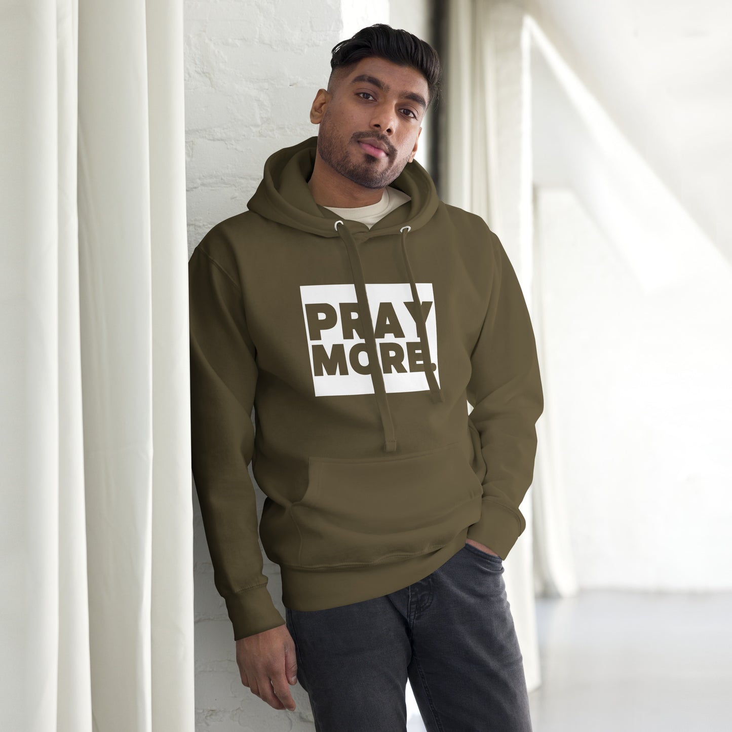 PRAY MORE. Signature Faith Hoodie