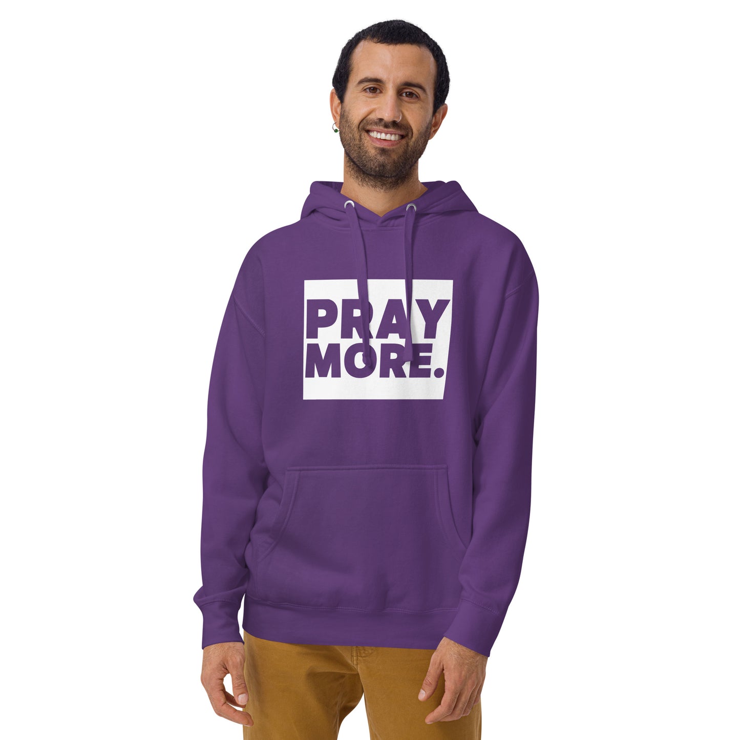 PRAY MORE. Signature Faith Hoodie