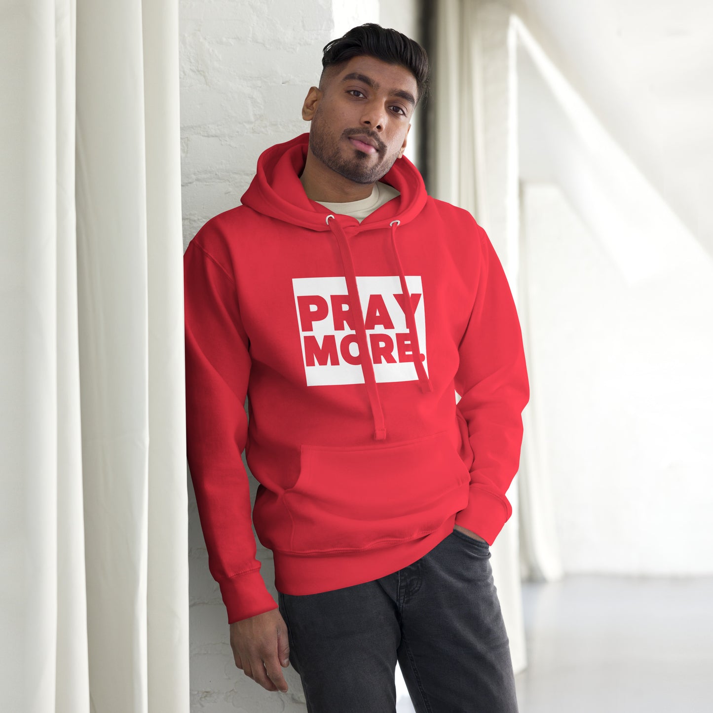 PRAY MORE. Signature Faith Hoodie