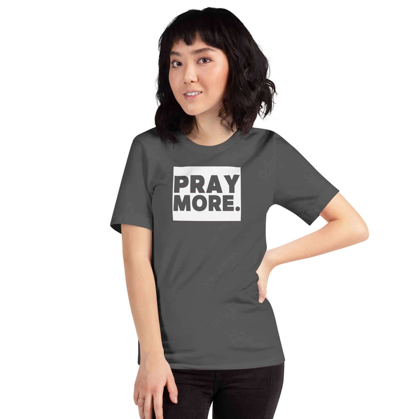 PRAY MORE. Signature Faith Tee