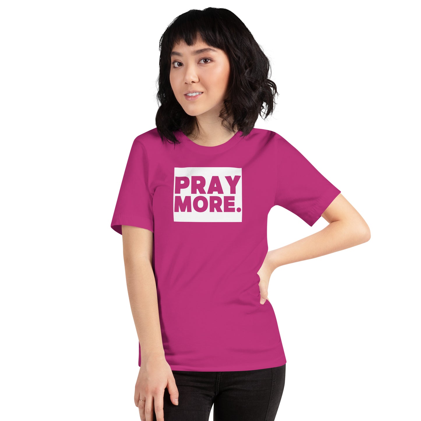 PRAY MORE. Signature Faith Tee