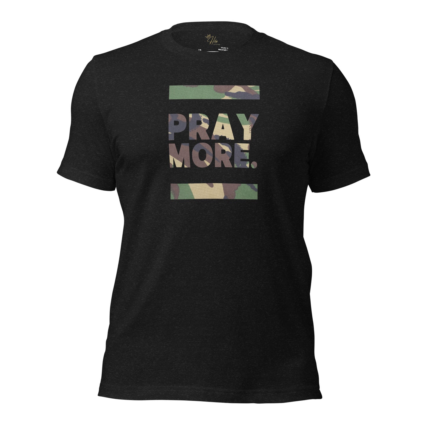 PRAY MORE. Fatigue Faith Tee