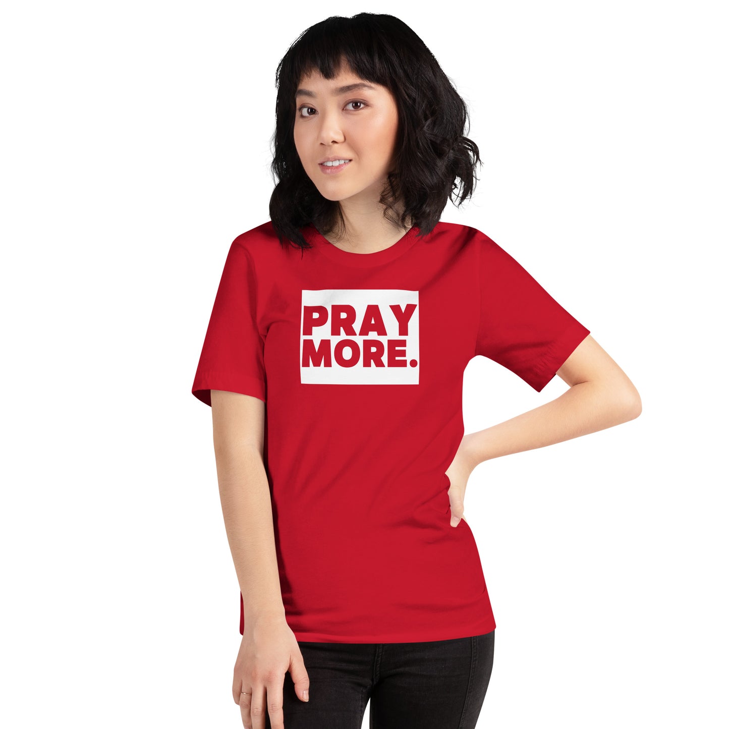 PRAY MORE. Signature Faith Tee