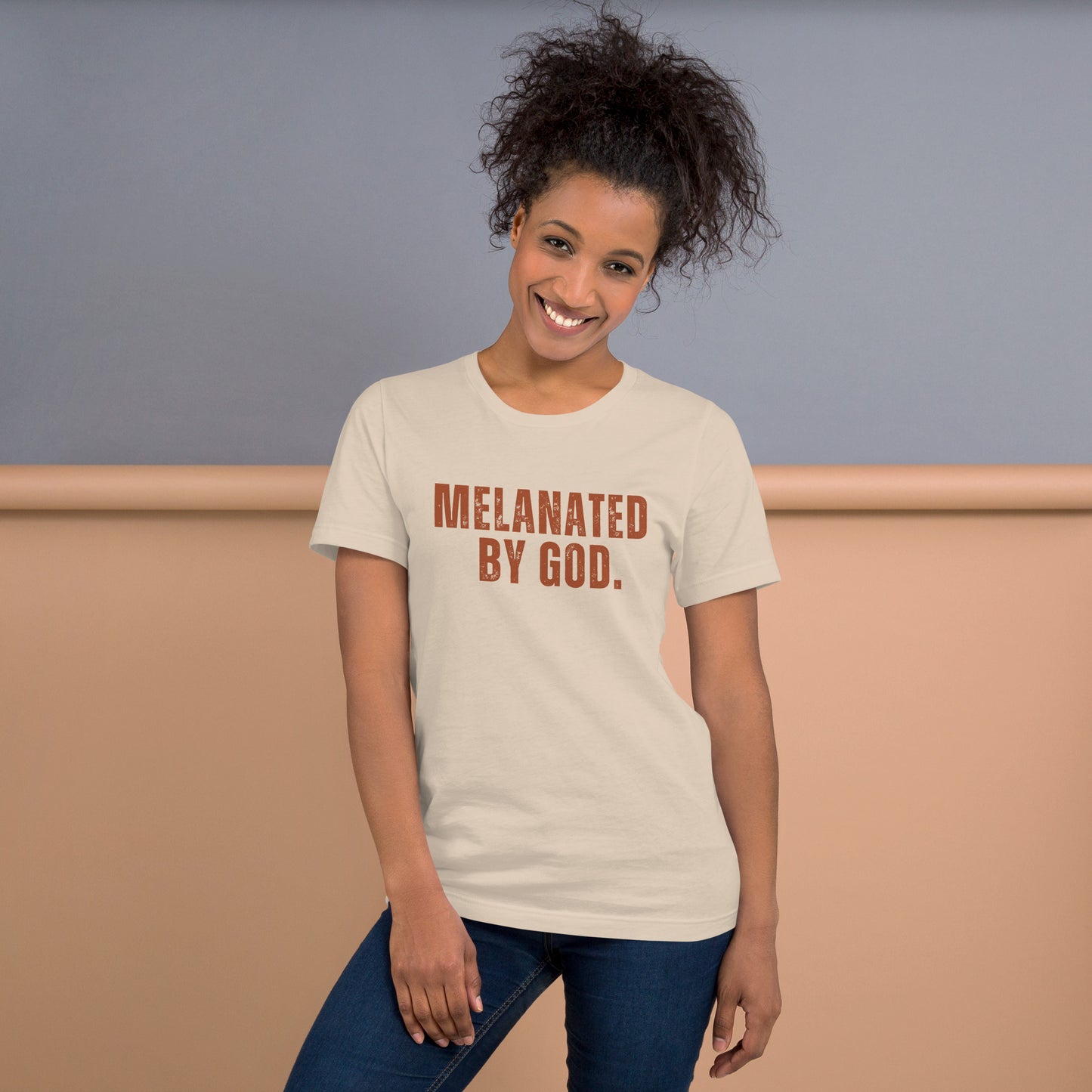 Melanated by God Tee