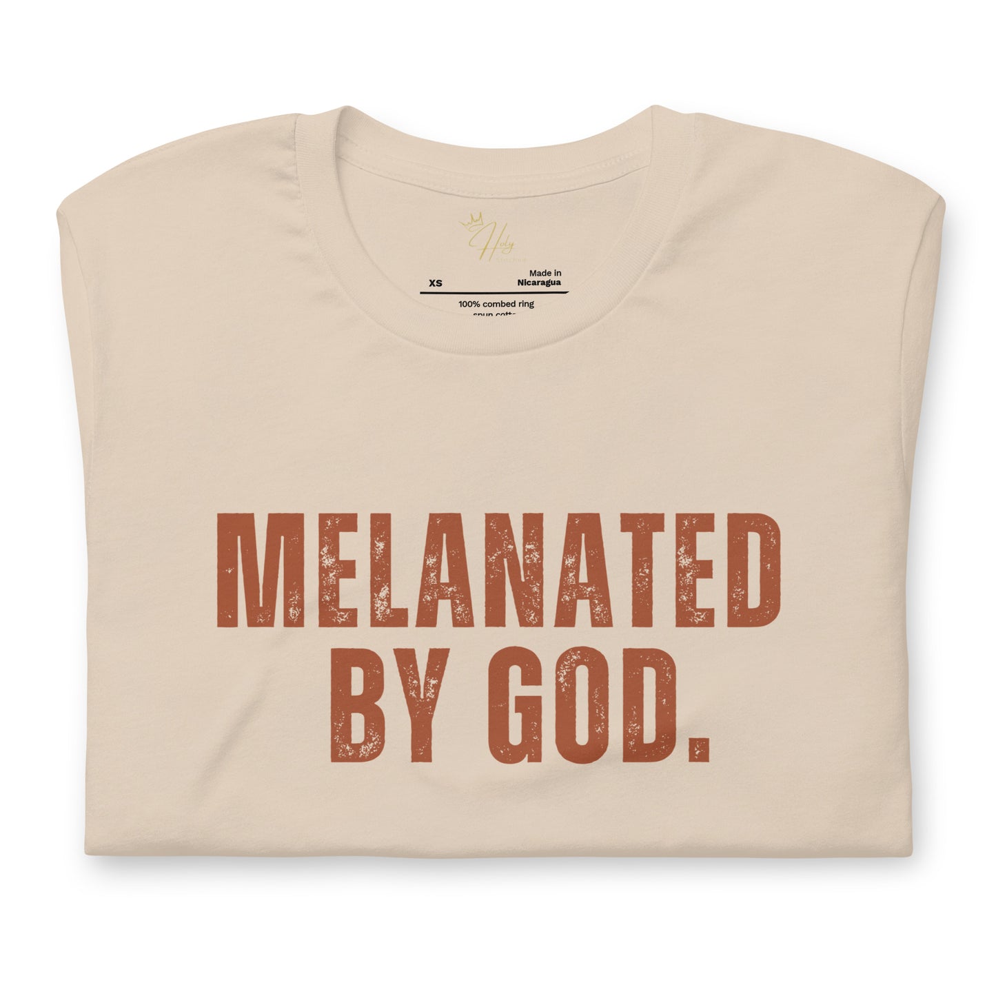 Melanated by God Tee