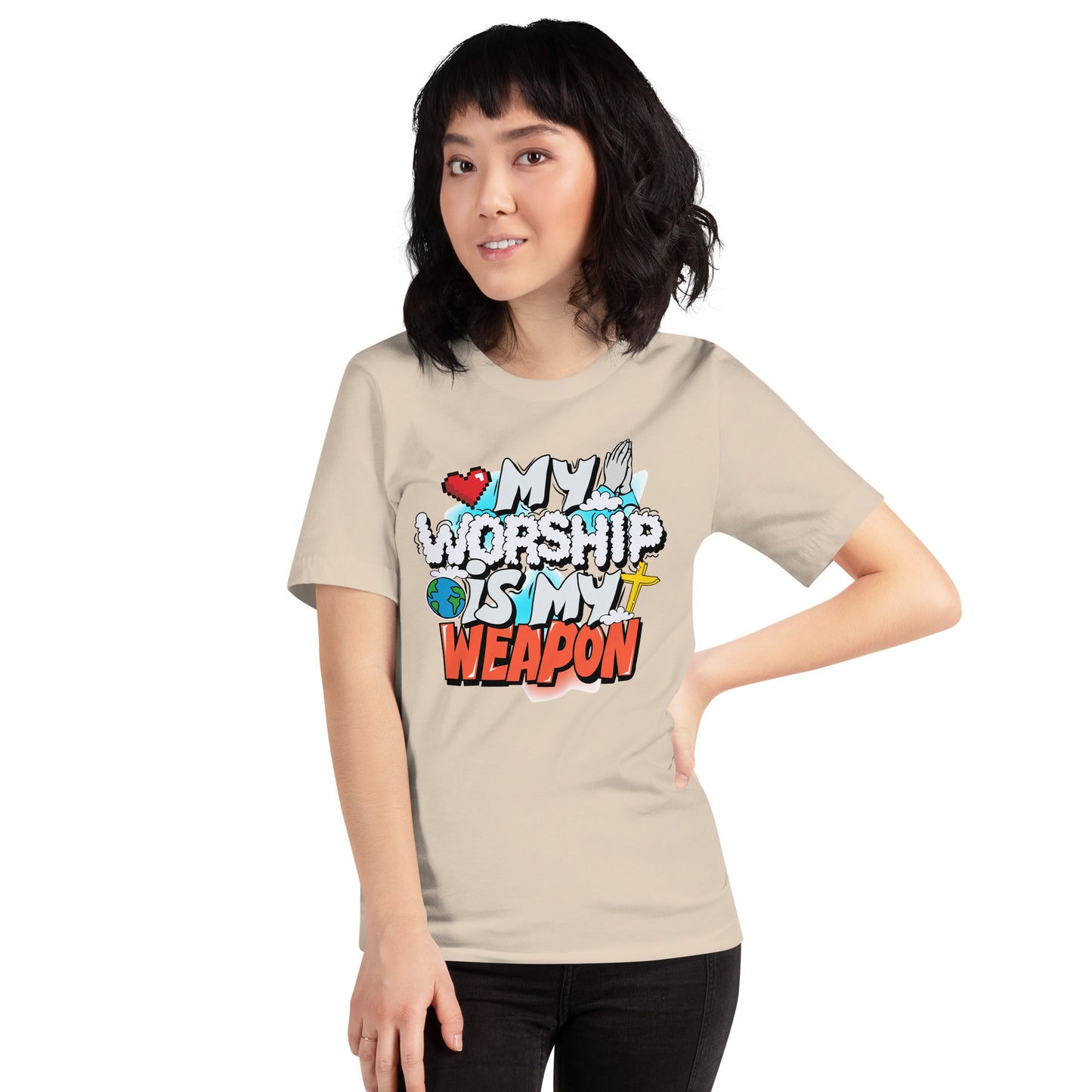 My Worship is my Weapon Faith Tee