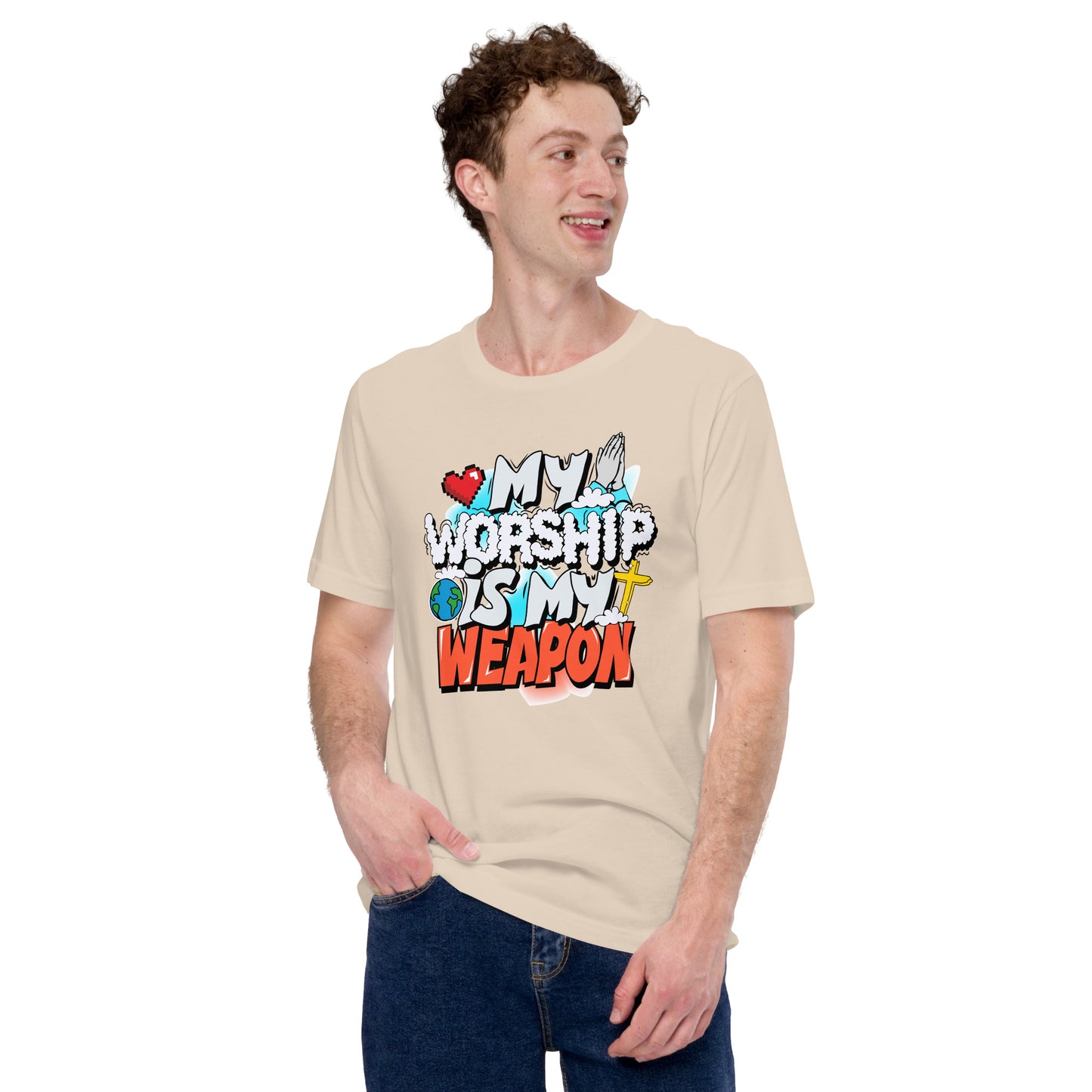 My Worship is my Weapon Faith Tee